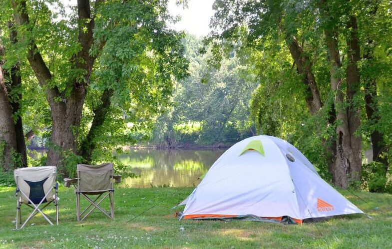 primitive campsite